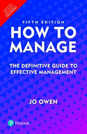 How to Manage by Jo Owen BookStudio.lk Sri Lanka 9789353430108